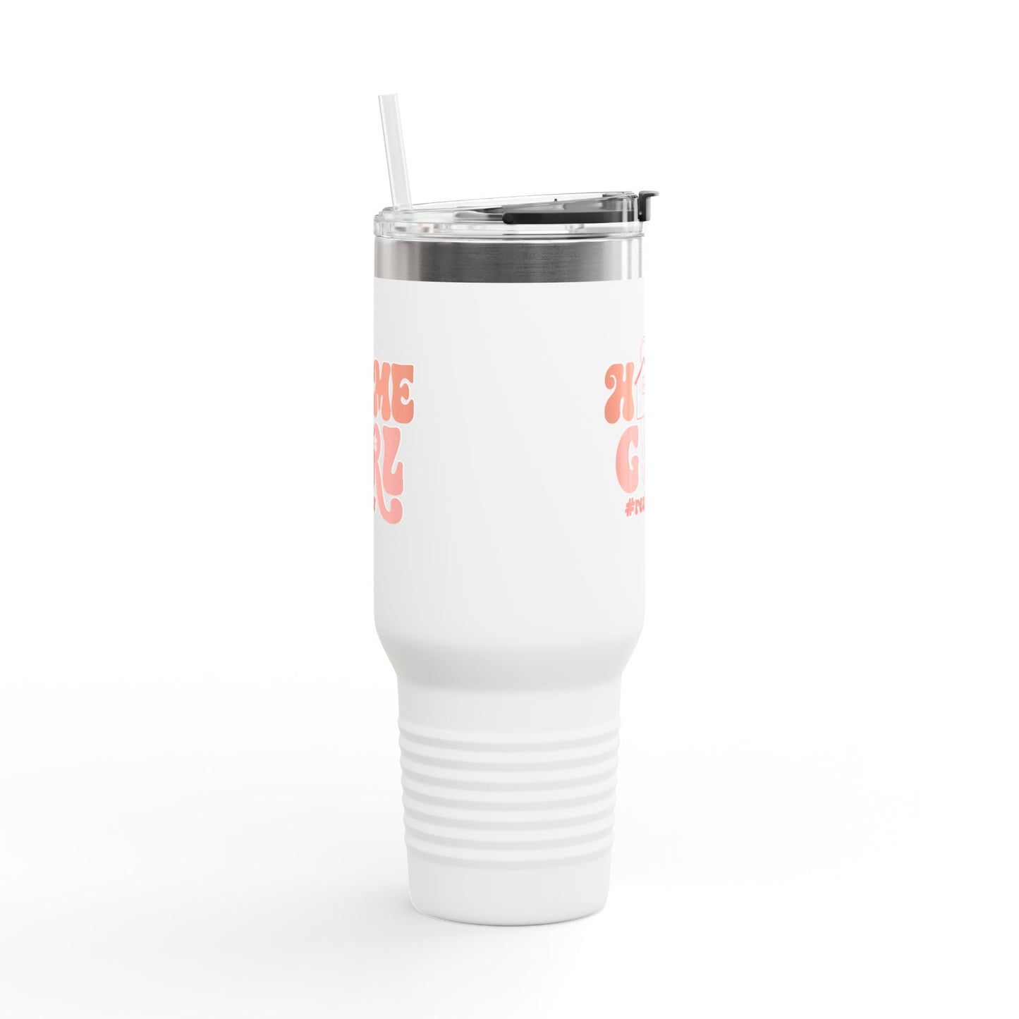 Home Girl #Realtor Tumbler – 40 oz Stainless Steel Mug with Key & Retro Font
