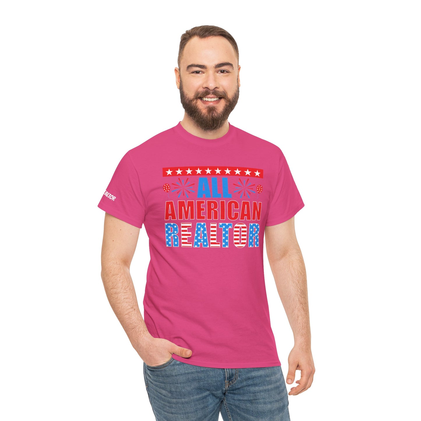 🎇 All American Realtor Tee – Red, White, & Ready to List! 🇺🇸🏠