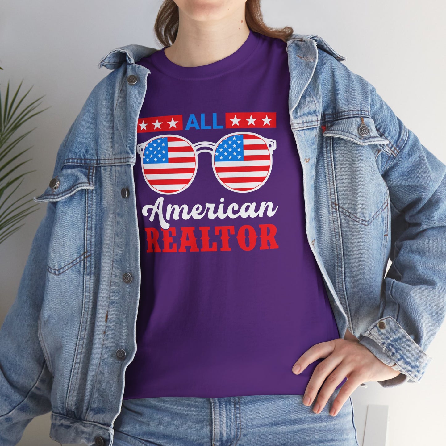 All American Realtor Tee – Selling Homes in Star-Spangled Style