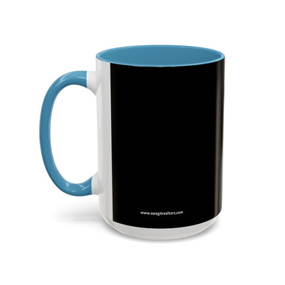 Ask Me About Real Estate Realtor Accent Coffee Mug (11, 15oz)