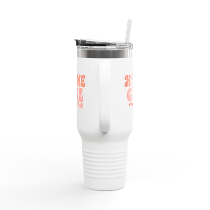 Home Girl #Realtor Tumbler – 40 oz Stainless Steel Mug with Key & Retro Font