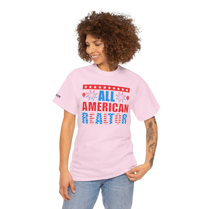 🎇 All American Realtor Tee – Red, White, & Ready to List! 🇺🇸🏠