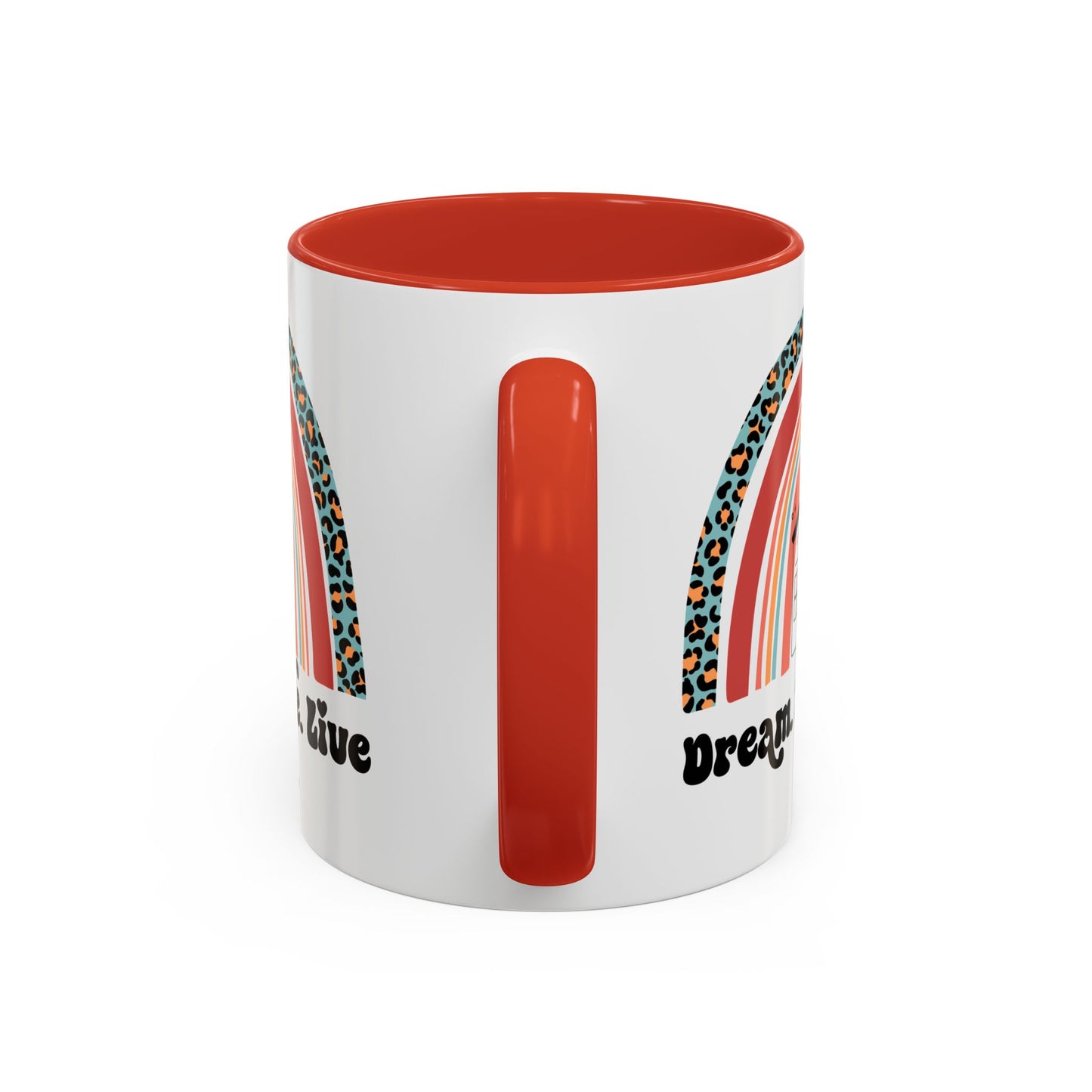 Dream Move Live Realtor Accent Coffee Mug (11, 15oz)