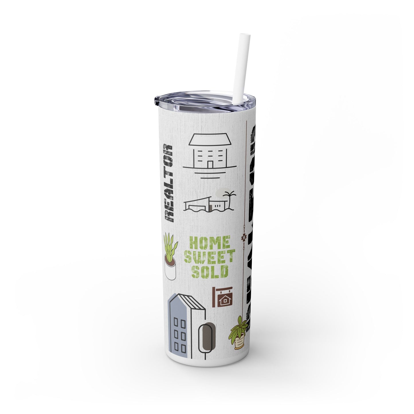 Realtor Tumbler 20oz – Home Sweet Sold Modern Minimalist Wrap