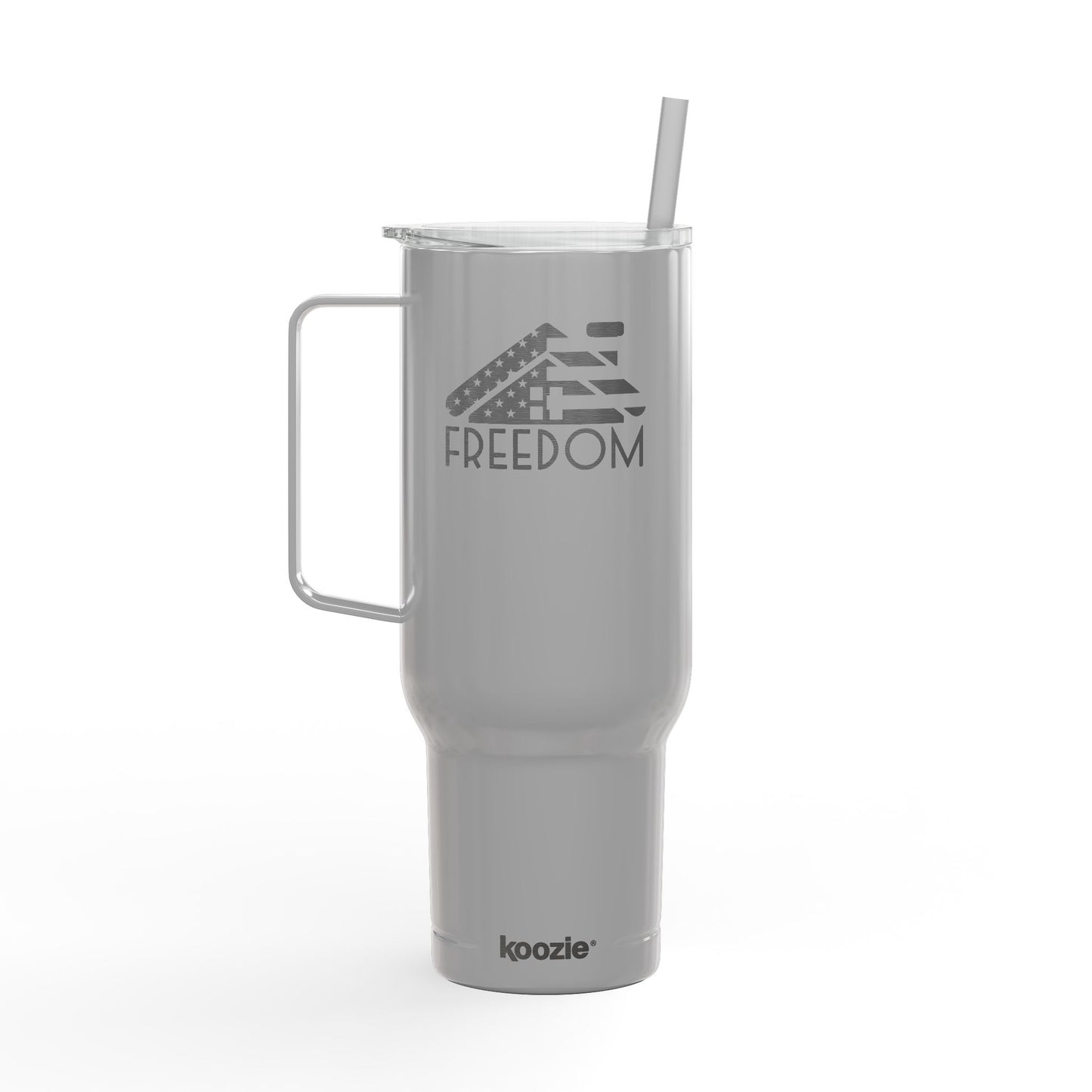 40oz Engraved FREEDOM Tumbler – For Realtors Who Sell Homes & Crush Liberty
