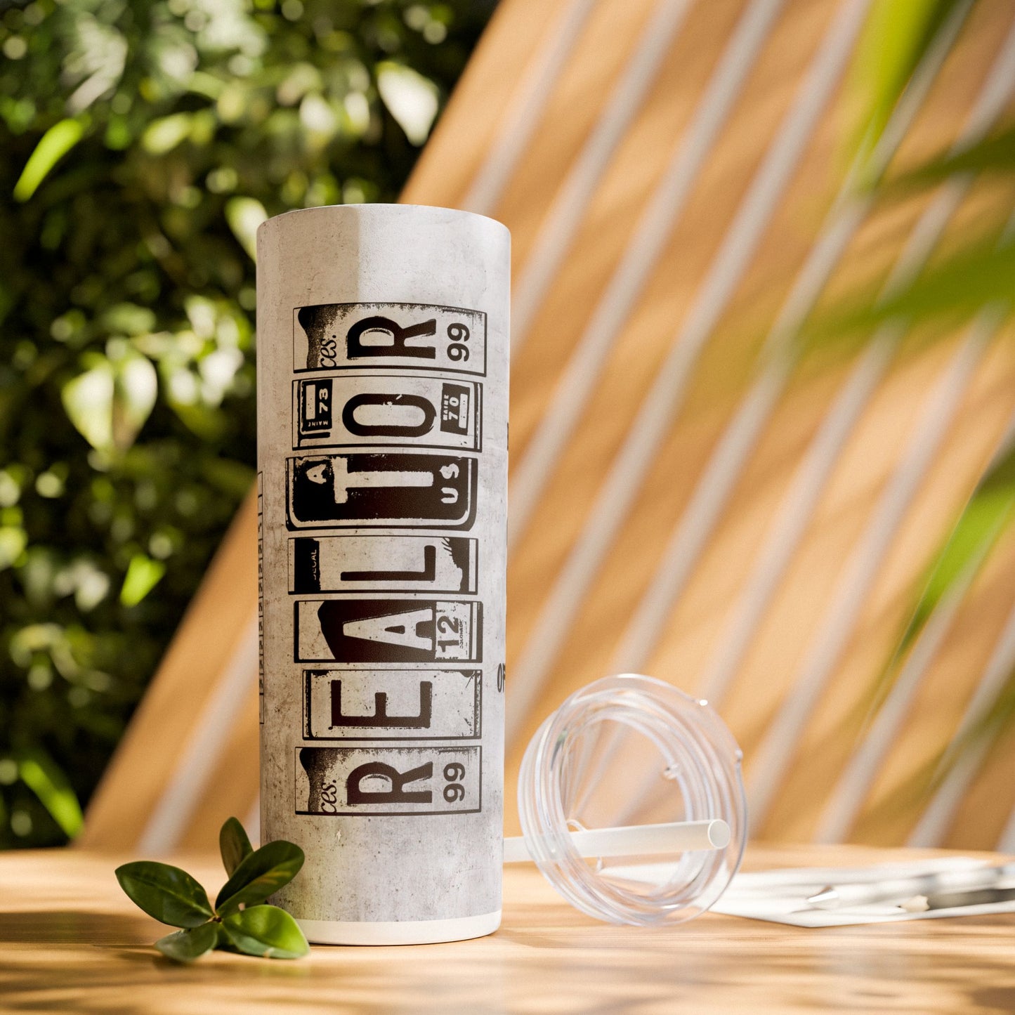 Realtor Nutrition Facts Tumbler – 20 oz Stainless Steel Mug with  Bold Quote