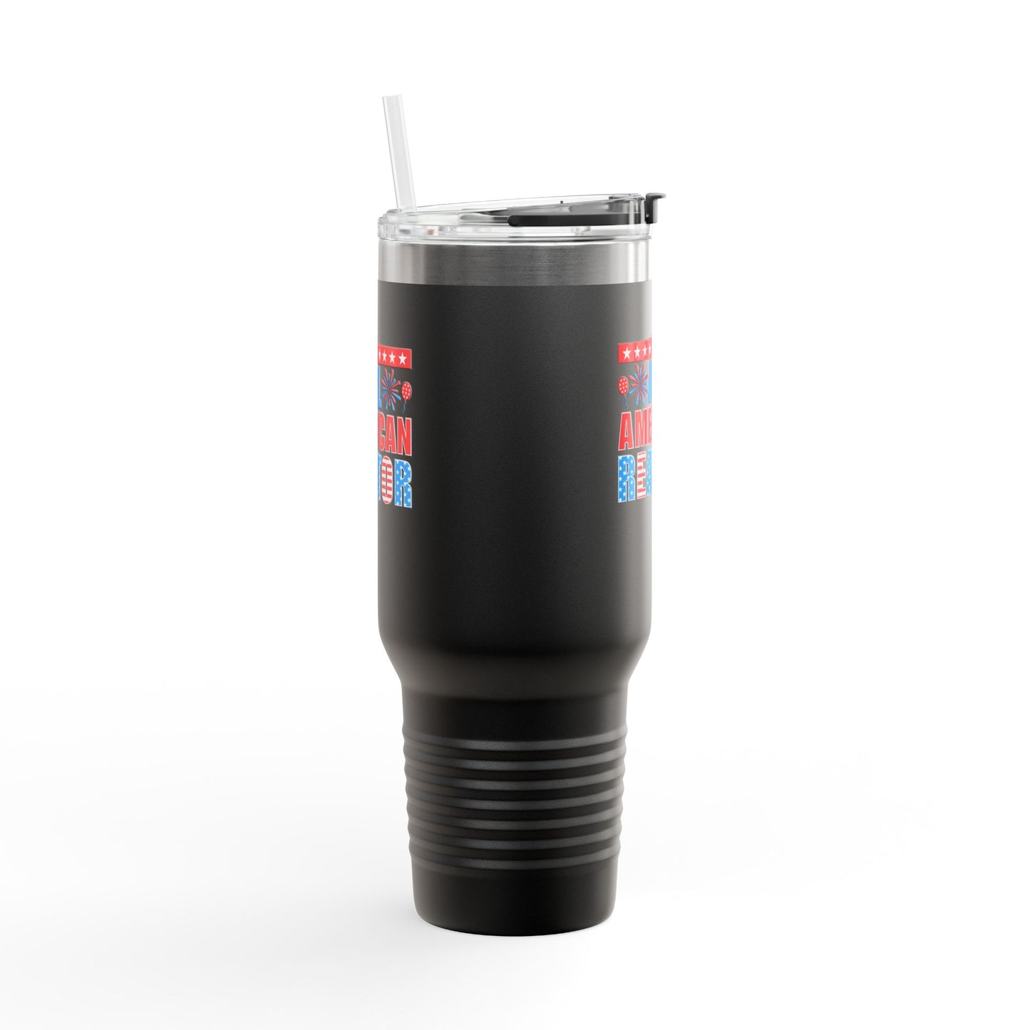 All American Realtor Tumbler – 40 oz Stainless Steel Mug with Patriotic Fireworks Design
