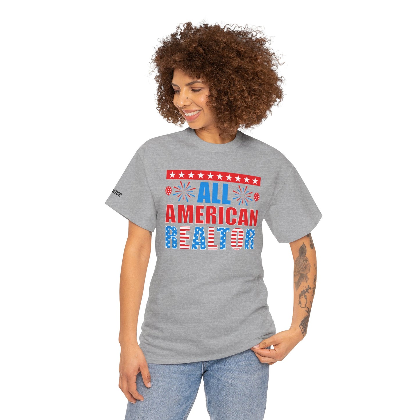 🎇 All American Realtor Tee – Red, White, & Ready to List! 🇺🇸🏠