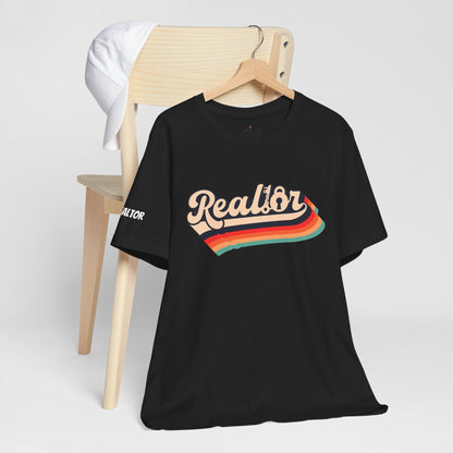 🏡 Retro Realtor Tee – Because Selling Homes Never Goes Out of Style! 🏡