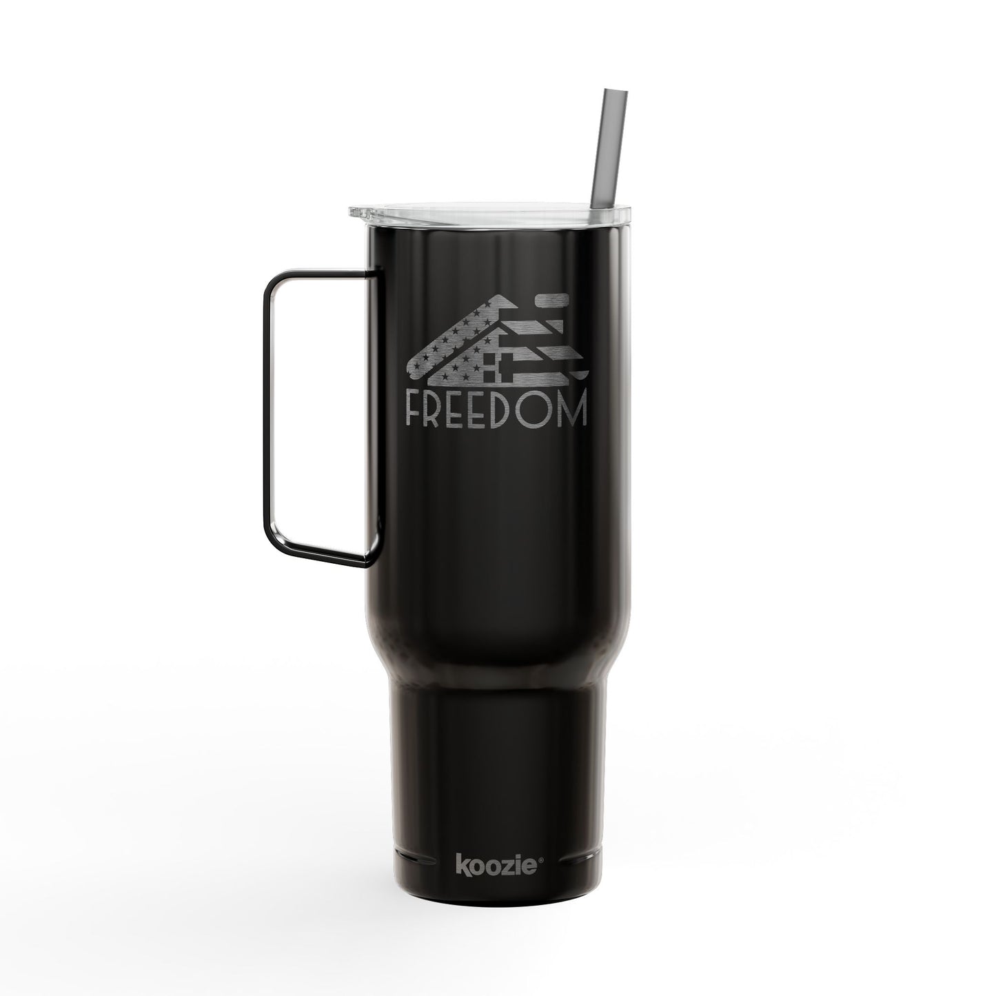 40oz Engraved FREEDOM Tumbler – For Realtors Who Sell Homes & Crush Liberty