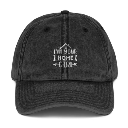 Realtor Hat – I’m Your Home Girl Embroidered Cap