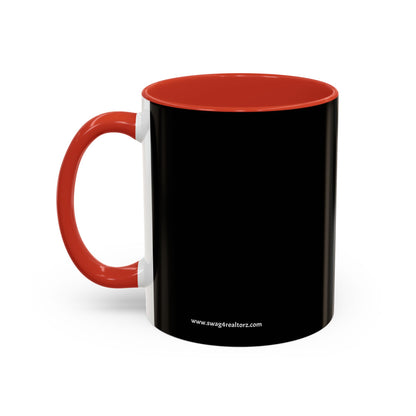 Ask Me About Real Estate Realtor Accent Coffee Mug (11, 15oz)