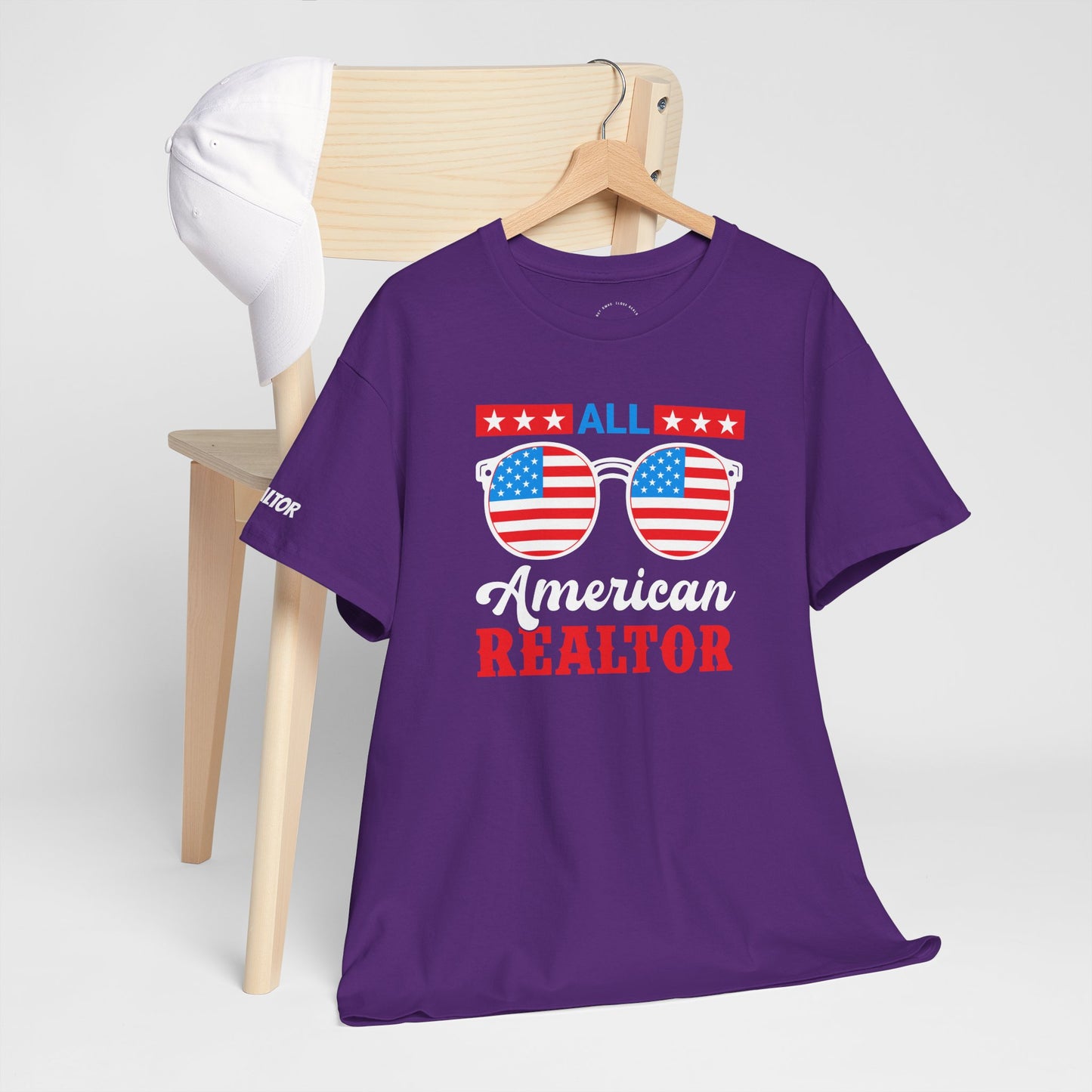 All American Realtor Tee – Selling Homes in Star-Spangled Style
