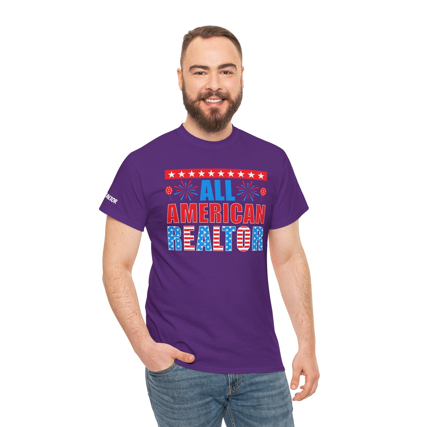 🎇 All American Realtor Tee – Red, White, & Ready to List! 🇺🇸🏠