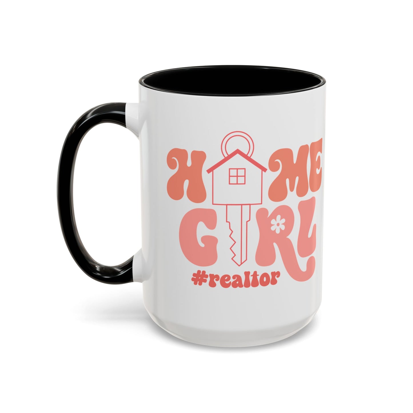 Home Girl Realtor Accent Coffee Mug (11, 15oz)