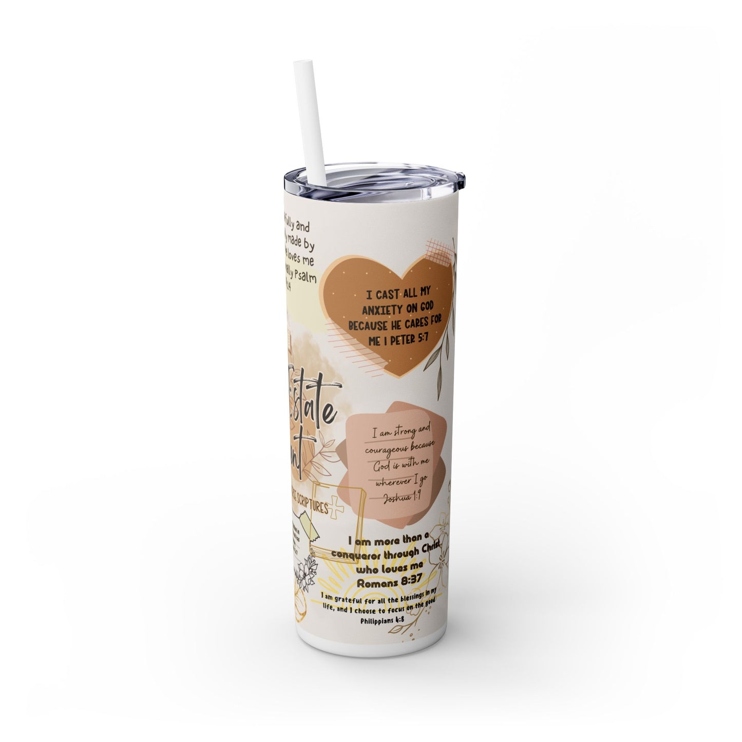 Real Estate Agent Tumbler 20oz – Bible Verse Scripture Wrap