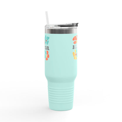 Colorful Floral Realtor 40oz Tumbler – Real Estate with a Pop of Personality 🌼☕💪
