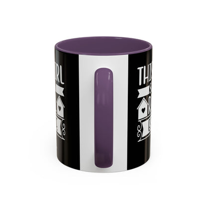 This Girl Sells Real Estate Realtor Accent Coffee Mug (11, 15oz)