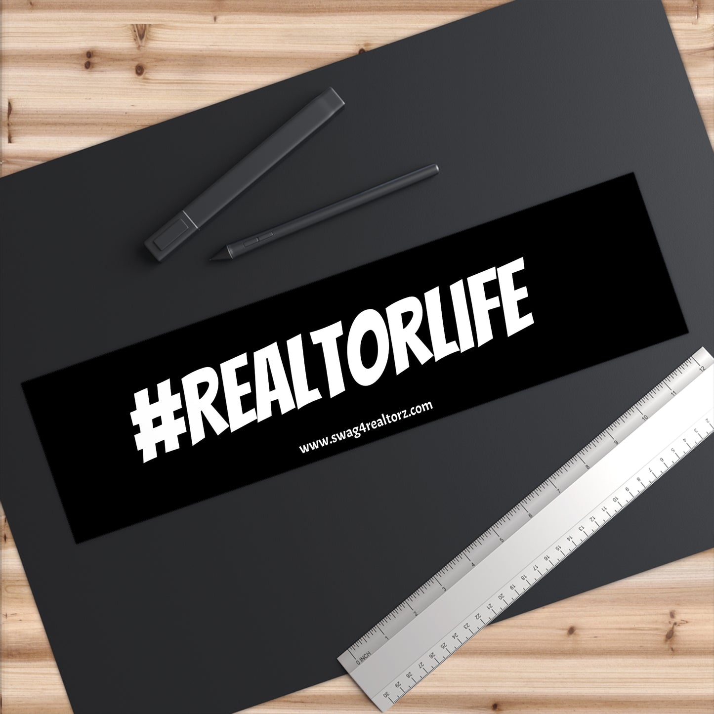📍 #REALTORLIFE Bumper Sticker – Because This Career Isn’t a Job… It’s a Full-On Lifestyle 💼🏠