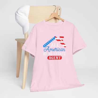 All American Real Estate Agent Tee – Red, White & Real Estate