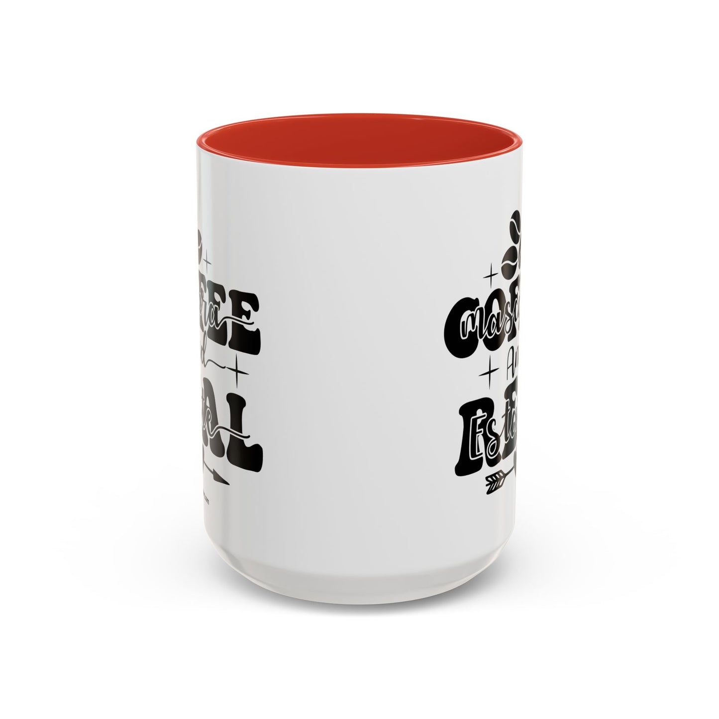 Coffee Mascara And Real Estate Realtor Accent Coffee Mug (11, 15oz)
