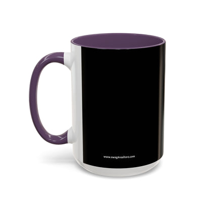 Ask Me About Real Estate Realtor Accent Coffee Mug (11, 15oz)