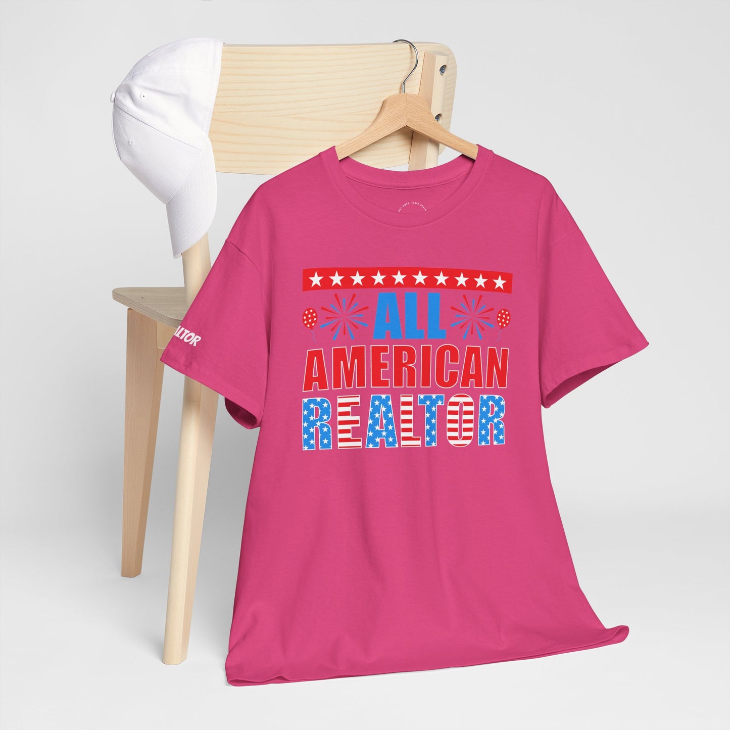 🎇 All American Realtor Tee – Red, White, & Ready to List! 🇺🇸🏠