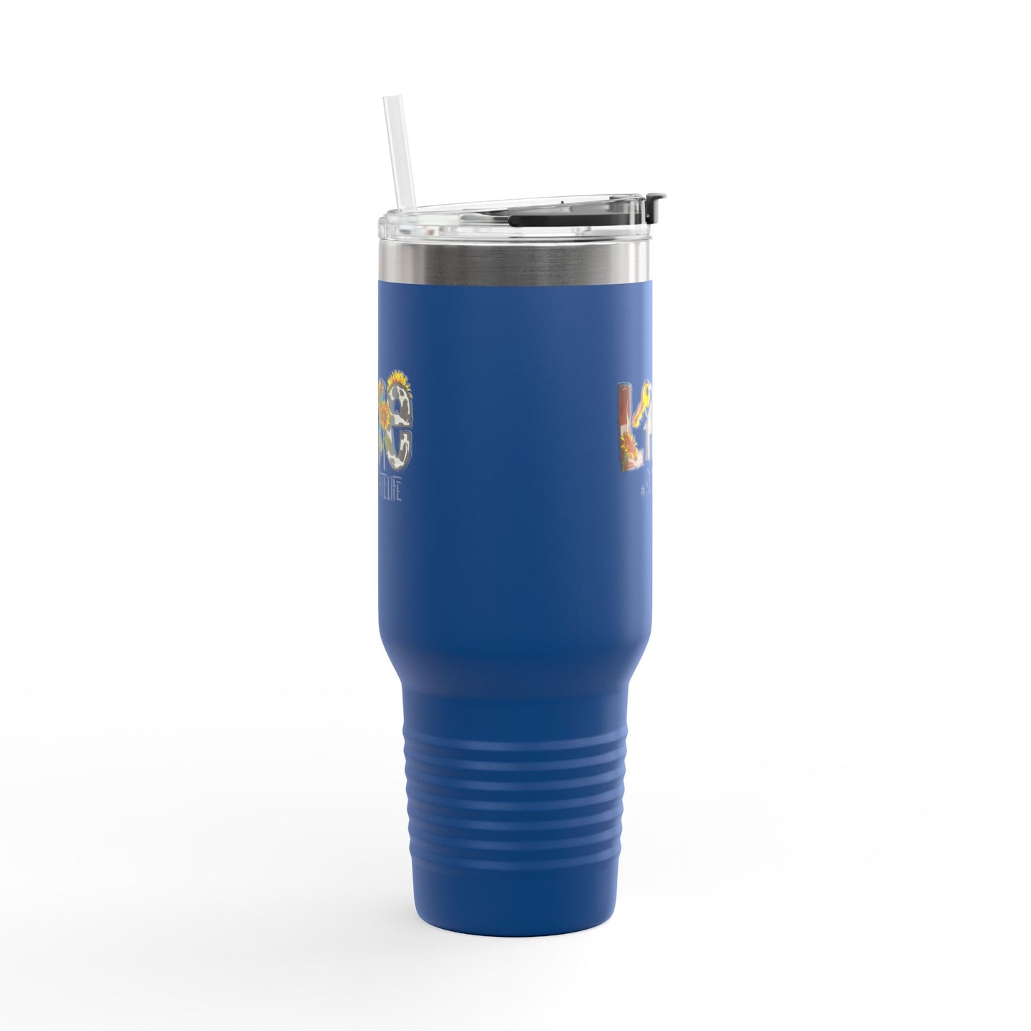 LOVE #RealEstateLife Tumbler – 40 oz Stainless Steel Mug with Colorful Realtor Design