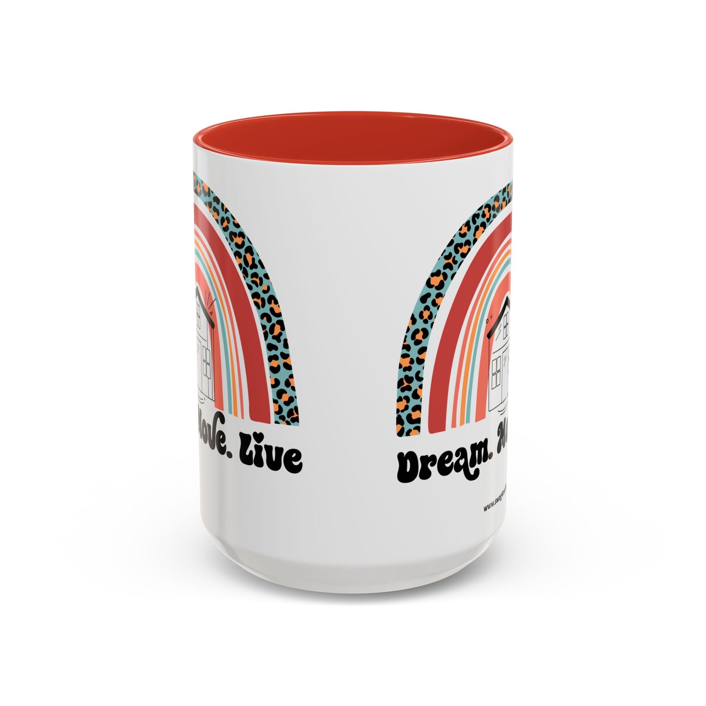 Dream Move Live Realtor Accent Coffee Mug (11, 15oz)
