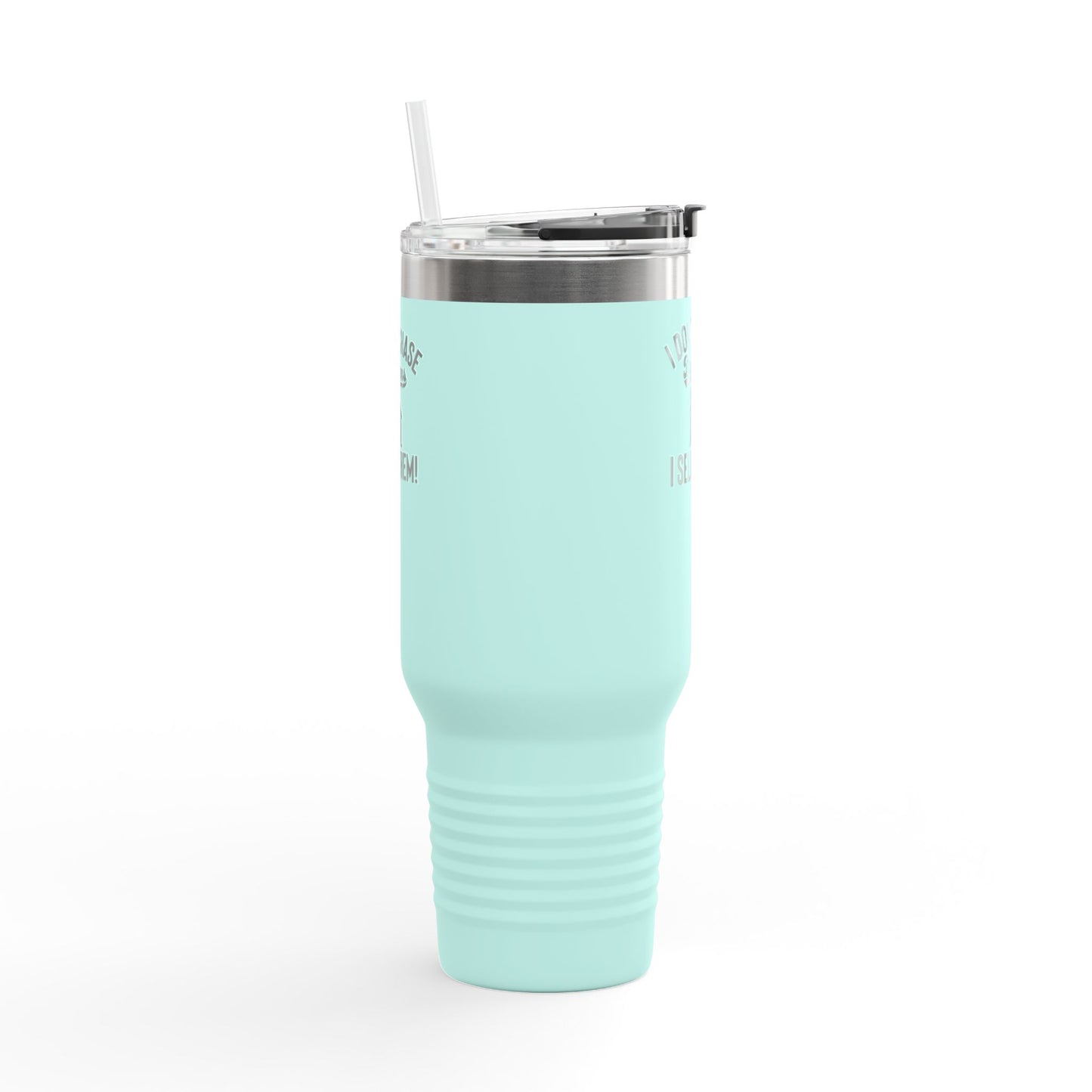 “I Don’t Chase Dreams, I Sell Them” 40oz Realtor Tumbler – Minimalist Power Move 💼💬☕