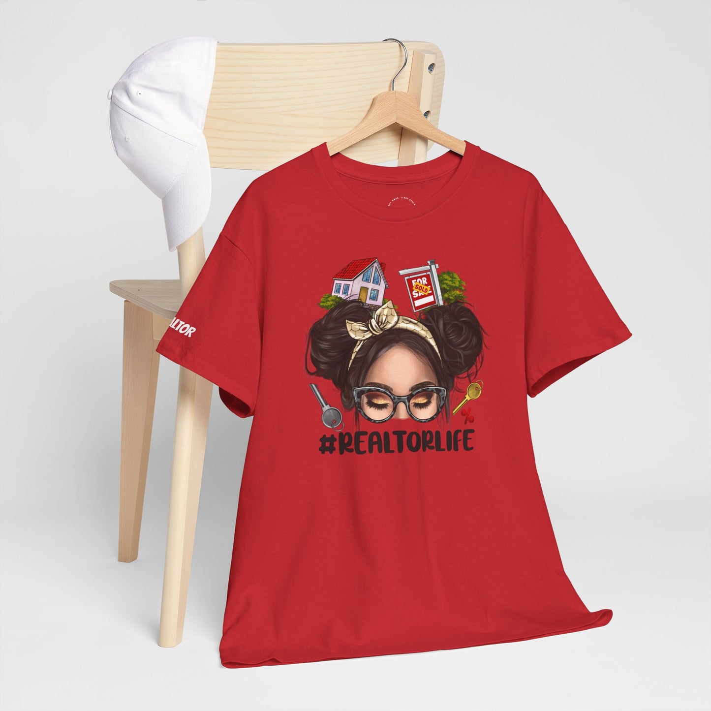 #REALTORLIFE Tee – Hustle Hair, House Vibes & High Commissions 💋🔑🏡