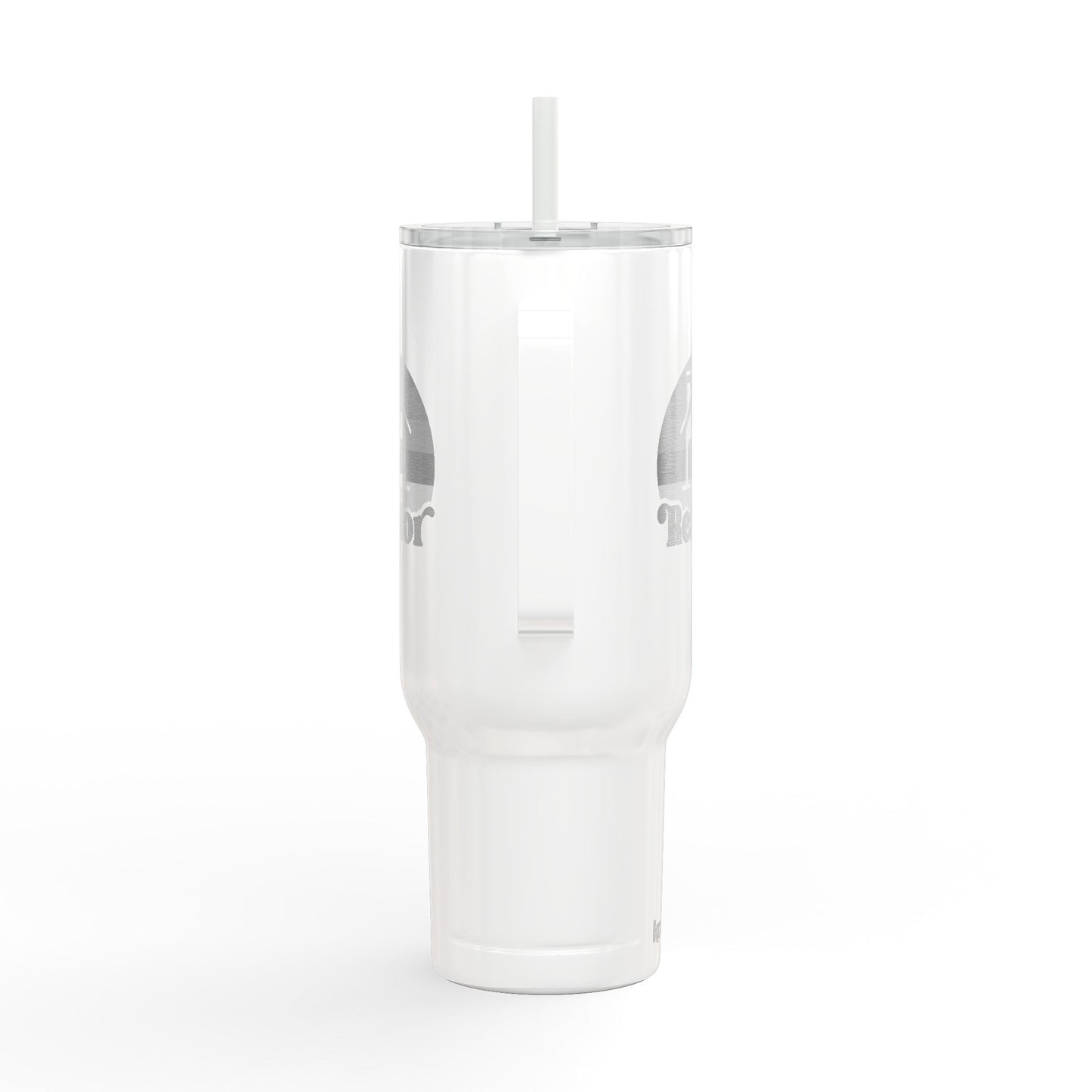 Heart & Home Realtor Tumbler – 40 oz White Stainless Steel Mug for Real Estate Agents