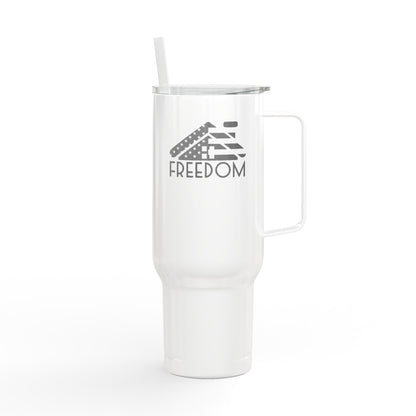 40oz Engraved FREEDOM Tumbler – For Realtors Who Sell Homes & Crush Liberty