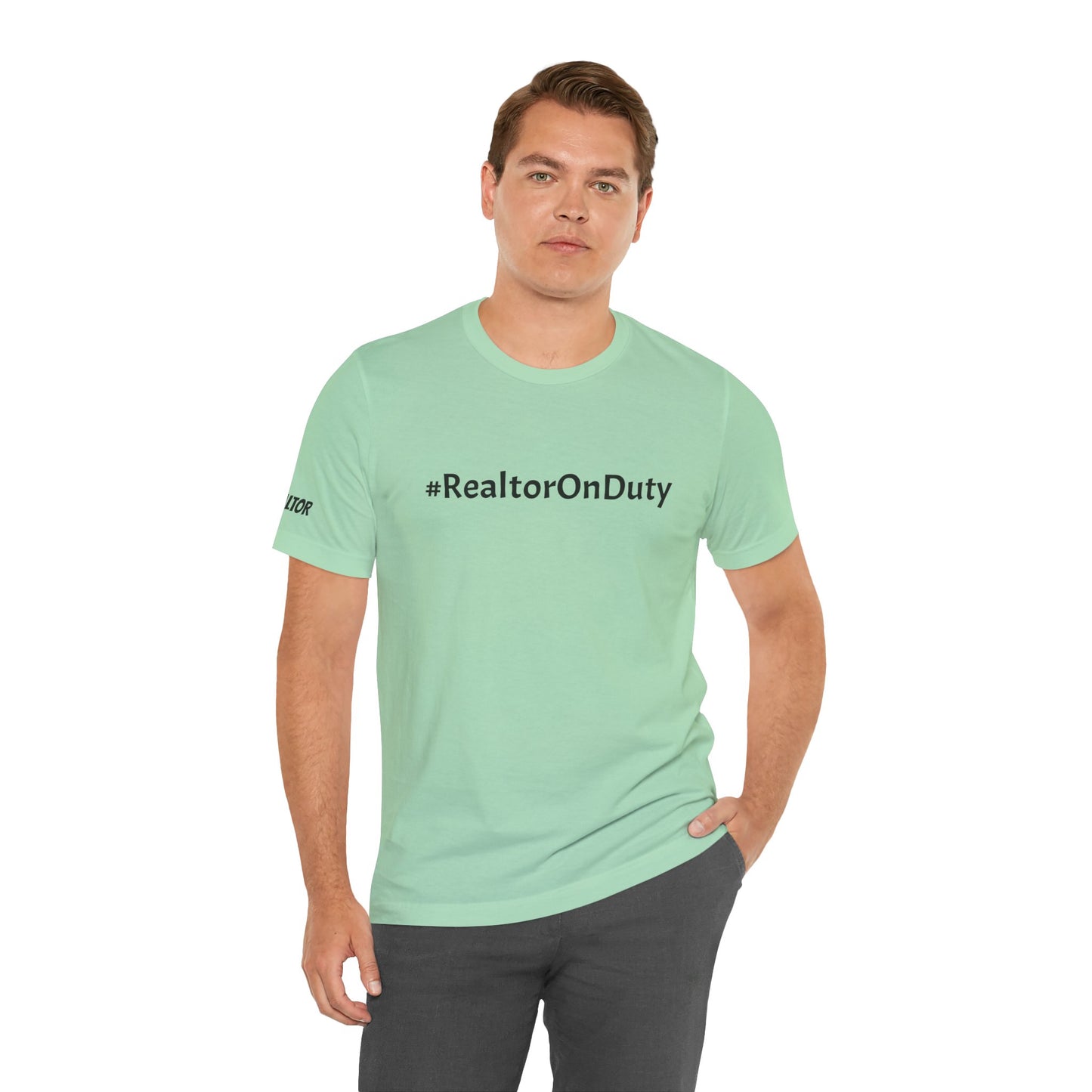 "Realtor On Duty – Will Sell Houses for Coffee!"