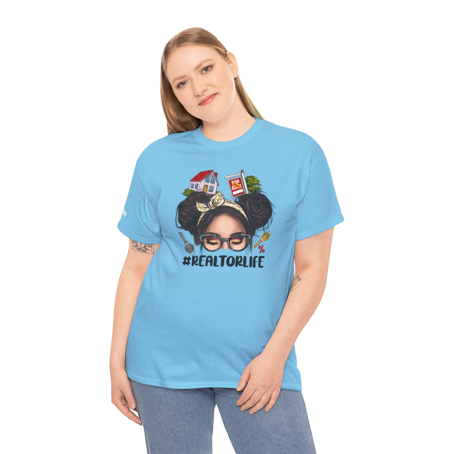 #REALTORLIFE Tee – Hustle Hair, House Vibes & High Commissions 💋🔑🏡