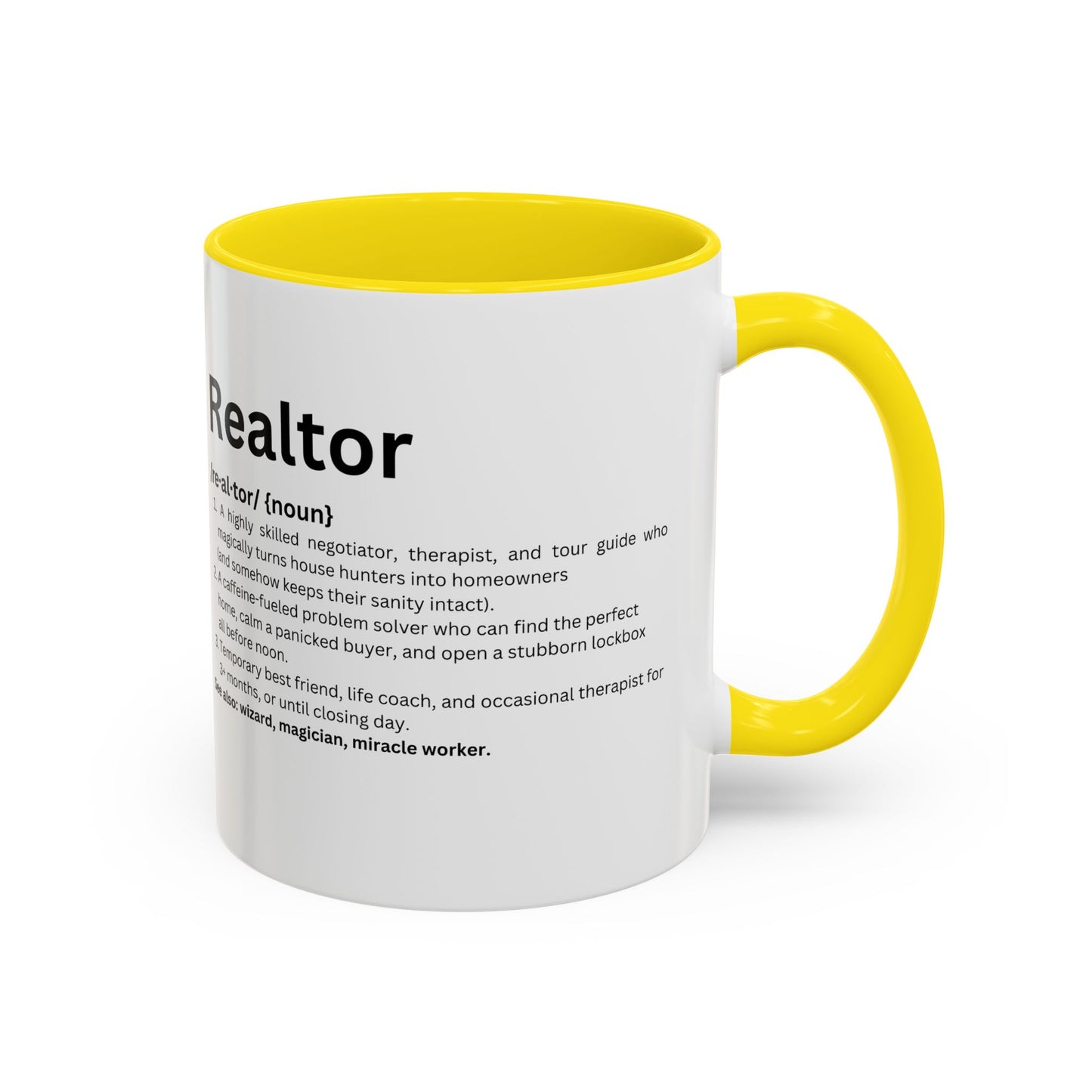 Funny Realtor Definition Coffee Mug (11, 15oz)
