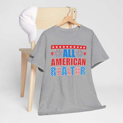 🎇 All American Realtor Tee – Red, White, & Ready to List! 🇺🇸🏠