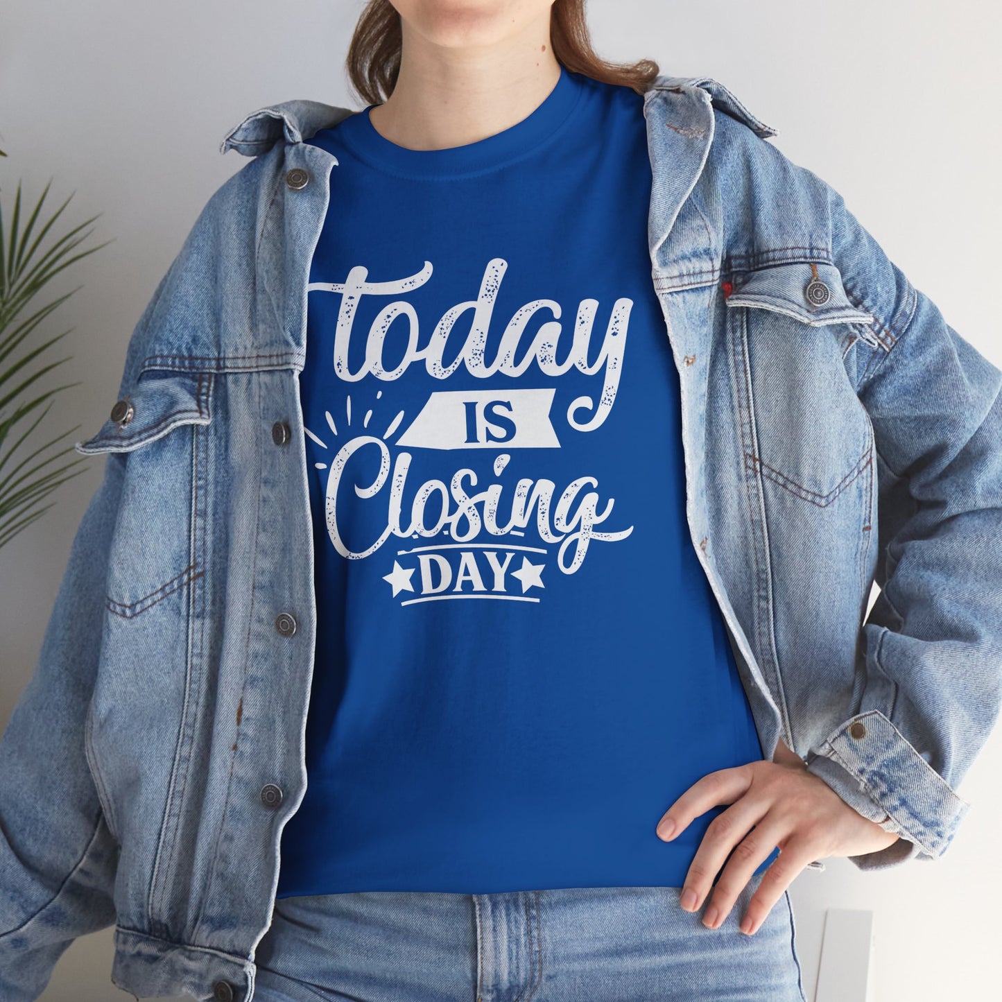 💰 "Today is Closing Day" Realtor Tee – Because Champagne Pairs Well with Commission Checks! 🏡🥂