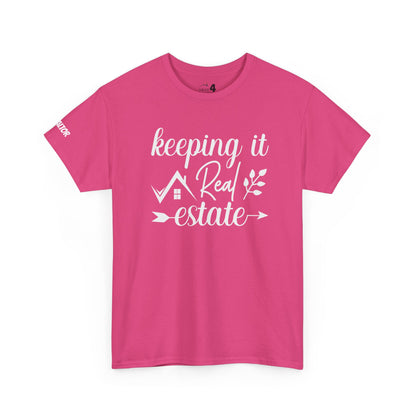Keeping It Real Estate Unisex Heavy Cotton Tee