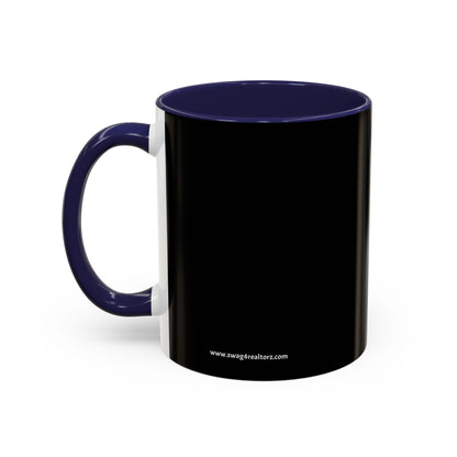 Ask Me About Real Estate Realtor Accent Coffee Mug (11, 15oz)
