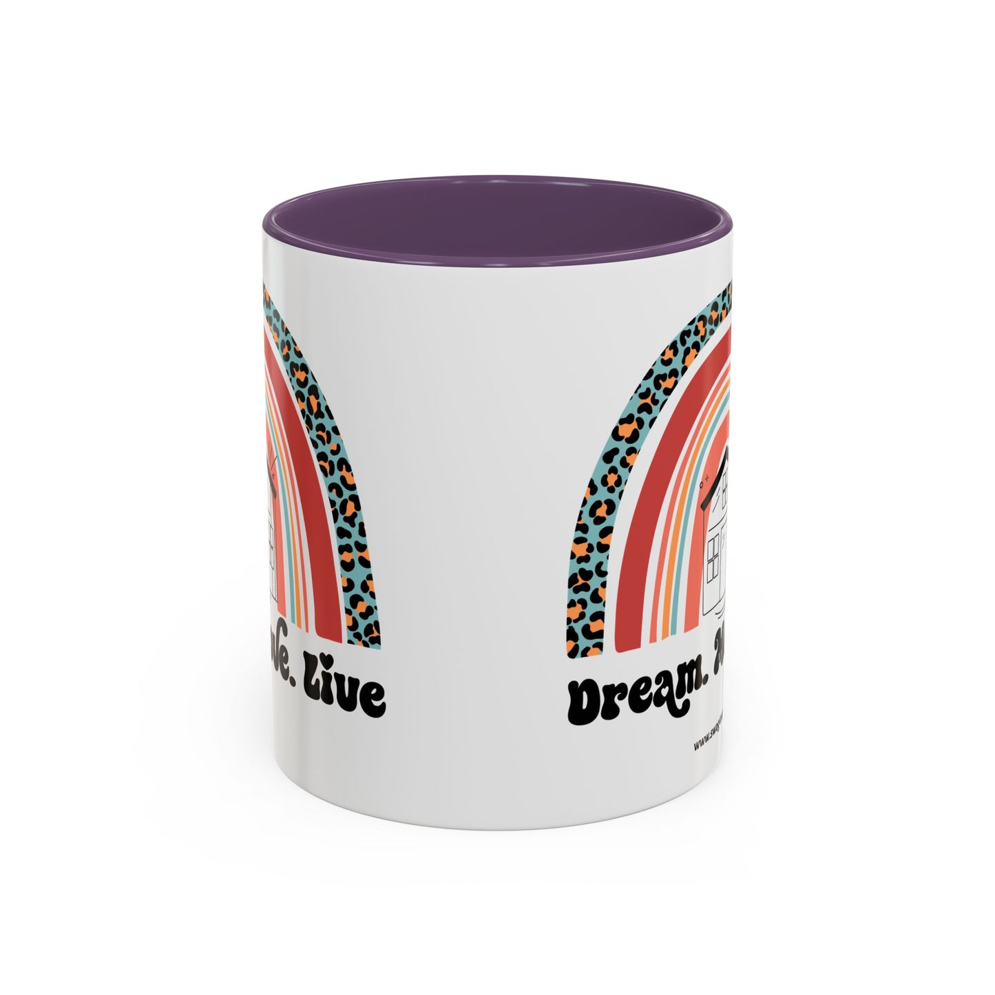 Dream Move Live Realtor Accent Coffee Mug (11, 15oz)