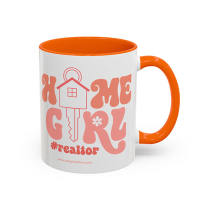 Home Girl Realtor Accent Coffee Mug (11, 15oz)