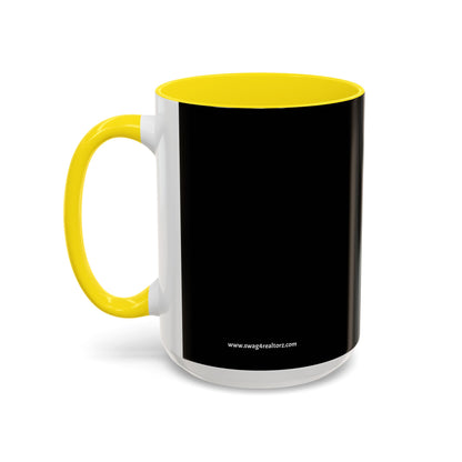 Ask Me About Real Estate Realtor Accent Coffee Mug (11, 15oz)
