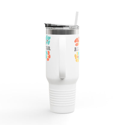 Colorful Floral Realtor 40oz Tumbler – Real Estate with a Pop of Personality 🌼☕💪