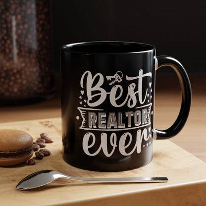Best Realtor Ever Accent Coffee Mug (11, 15oz)