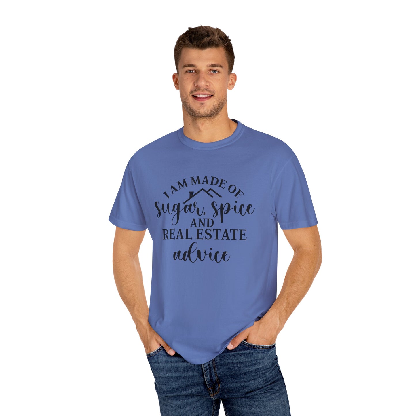 Made of Sugar, Spice, and Real Estate Advice Funny Real Estate T-Shirt