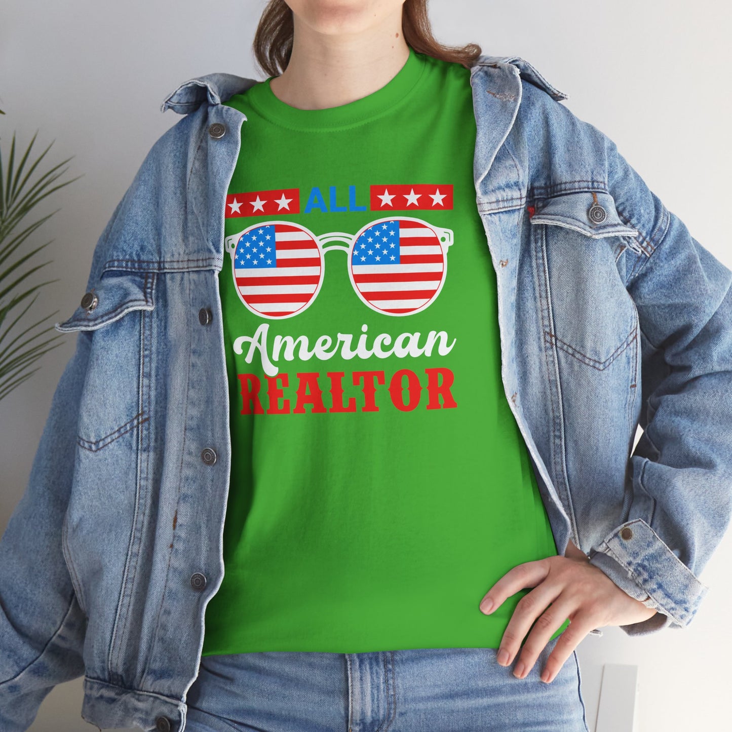 All American Realtor Tee – Selling Homes in Star-Spangled Style