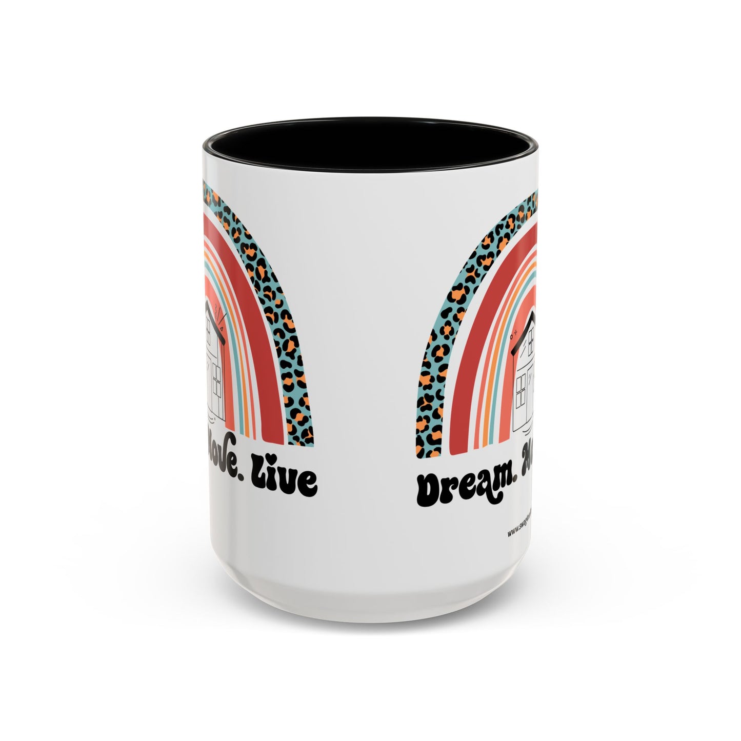 Dream Move Live Realtor Accent Coffee Mug (11, 15oz)