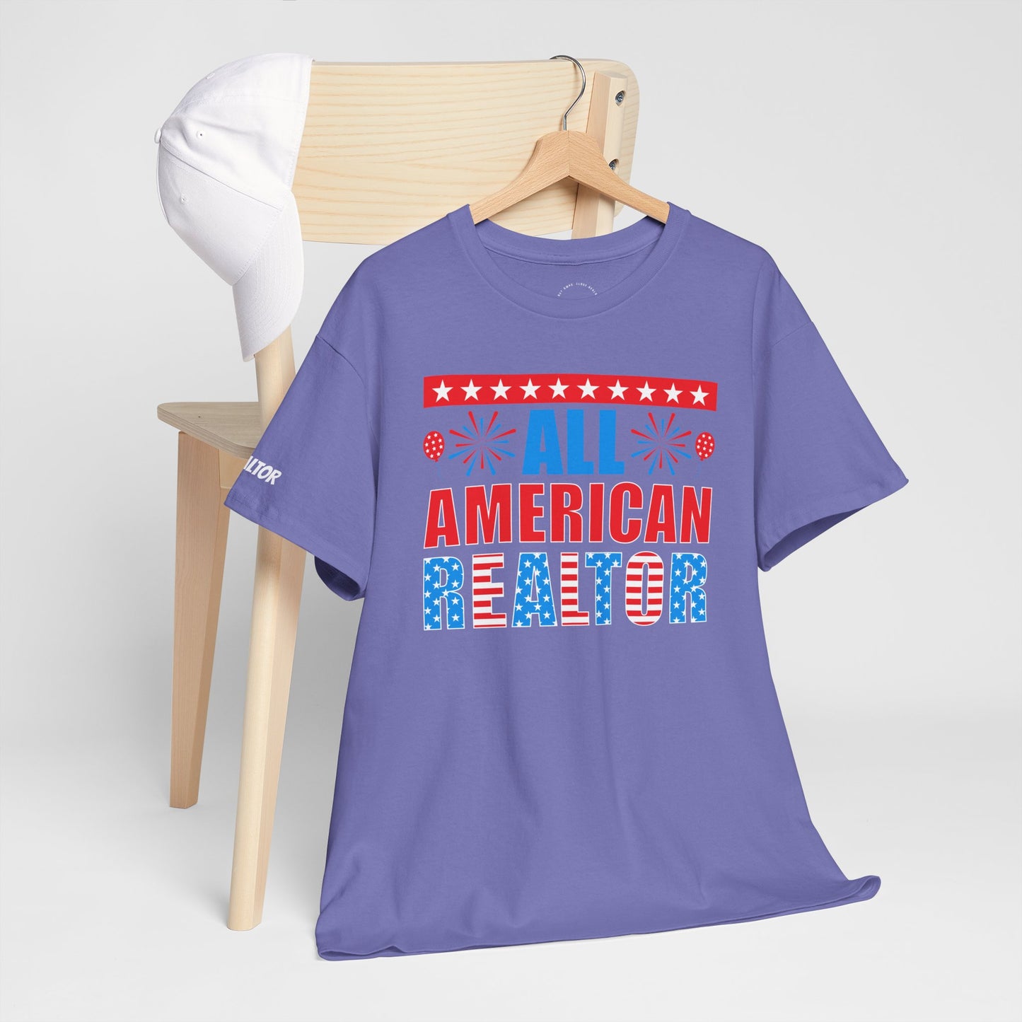 🎇 All American Realtor Tee – Red, White, & Ready to List! 🇺🇸🏠
