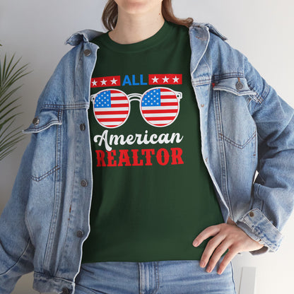 All American Realtor Tee – Selling Homes in Star-Spangled Style